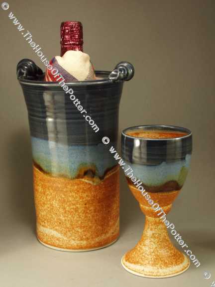 Wine Caddy and Goblet